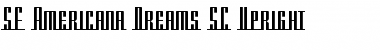 Download SF Americana Dreams SC Upright Font