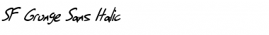 Download SF Grunge Sans Italic Font Title Preview Download SF Grunge Sans Italic Font Title Preview