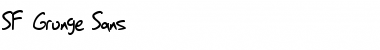 Download SF Grunge Sans Regular Font Title Preview