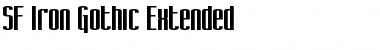 Download SF Iron Gothic Extended Font