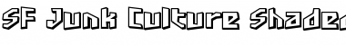 Download SF Junk Culture Shaded Regular Font Title Preview