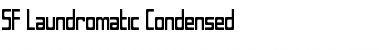 Download SF Laundromatic Condensed Regular Font Title Preview