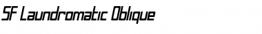 Download SF Laundromatic Oblique Font Title Preview