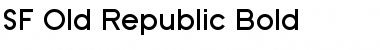 Download SF Old Republic Bold Font Title Preview