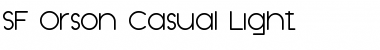 Download SF Orson Casual Light Regular Font Title Preview