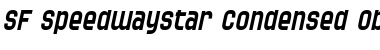 Download SF Speedwaystar Condensed Oblique Font