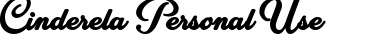 Download Cinderela Personal Use Font