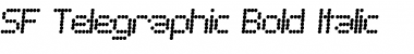 Download SF Telegraphic Bold Italic Font Title Preview