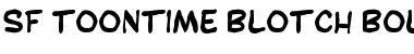 Download SF Toontime Blotch Bold Font Title Preview