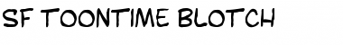 Download SF Toontime Blotch Regular Font Title Preview