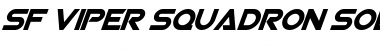 Download Viper Squadron Solid Font