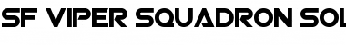 Download Viper Squadron Solid Font