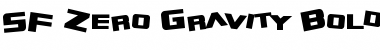 Download SF Zero Gravity Bold Font Title Preview