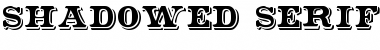 Download Shadowed Serif Normal Font Title Preview