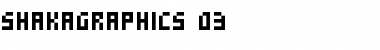 Download SHAKAGRAPHICS 03 Font Title Preview Download SHAKAGRAPHICS 03 Font Title Preview
