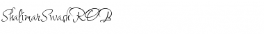Download ShalimarSwashROB Regular Font Title Preview