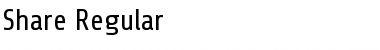 Download Share-Regular Regular Font Title Preview