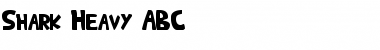 Download Shark Heavy ABC Shark Heavy ABC Font Title Preview
