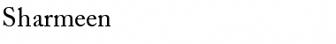 Download Sharmeen Regular Font Title Preview