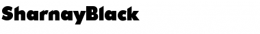 Download SharnayBlack Regular Font
