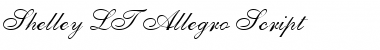 Download Shelley LT AllegroScript Regular Font