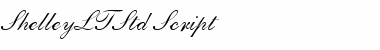 Download Shelley Script LT Std Regular Font