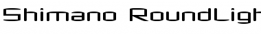 Download Shimano Regular Font