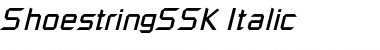 Download ShoestringSSK Italic Font Title Preview