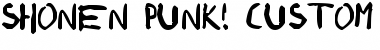 Download shonen punk! custom Regular Font