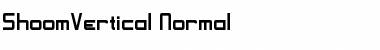 Download ShoomVertical Normal Font