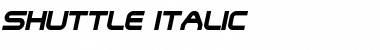 Download Shuttle Italic Font