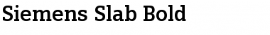 Download Siemens Slab Bold Font