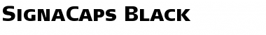 Download SignaCaps-Black Regular Font