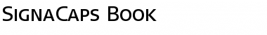 Download SignaCaps-Book Regular Font