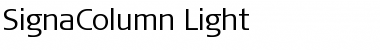 Download SignaColumn-Light Regular Font