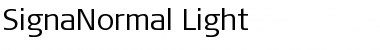 Download SignaNormal-Light Regular Font