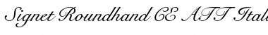 Download Signet Roundhand Italic Font