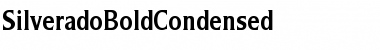 Download SilveradoBoldCondensed Roman Font