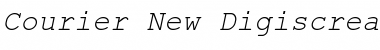 Download Courier New Digiscream Font