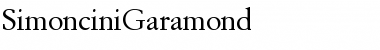 Download SimonciniGaramond Roman Font