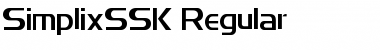 Download SimplixSSK Regular Font
