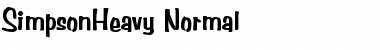 Download SimpsonHeavy Normal Font