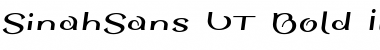 Download SinahSans LT Bold Italic Font