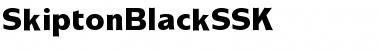 Download SkiptonBlackSSK Regular Font