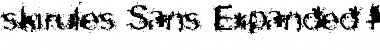 Download skirules-Sans Expanded Medium Font