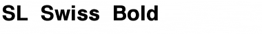 Download SL Swiss Bold Font
