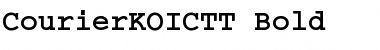 Download CourierKOICTT Font