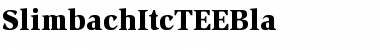 Download SlimbachItcTEEBla Font