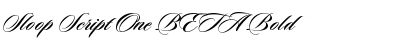 Download Sloop Script One BETA Bold Font