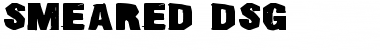 Download Smeared DSG Regular Font